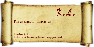 Kienast Laura névjegykártya